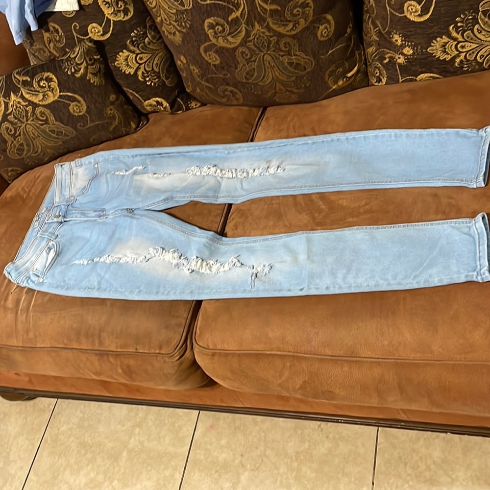Light blue jeans